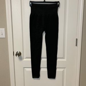 Gray fleece lined leggings